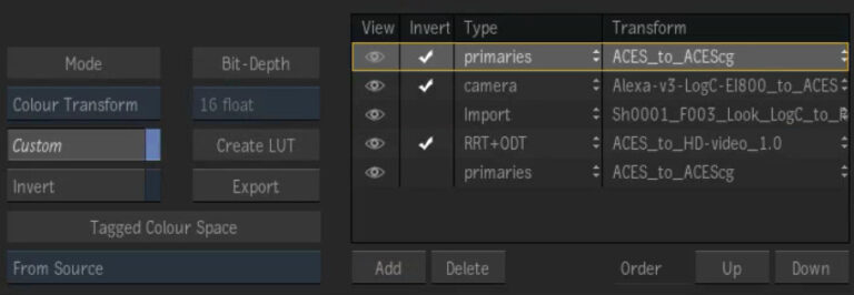 export viewing lut from autodesk flame